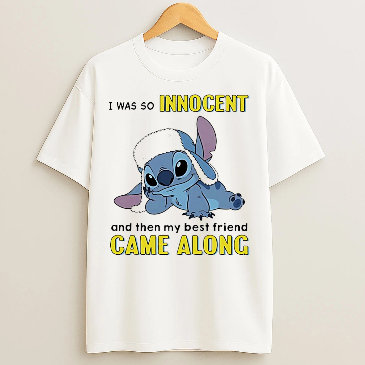 Classic I Was So Innocent And Then My Best Friend Came Along Stitch T Shirts