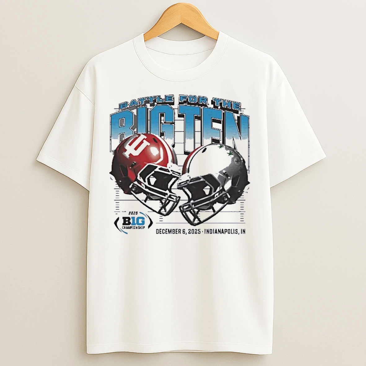 Classic Iu Vs Osu Battle For The Big Ten 2025 T Shirts