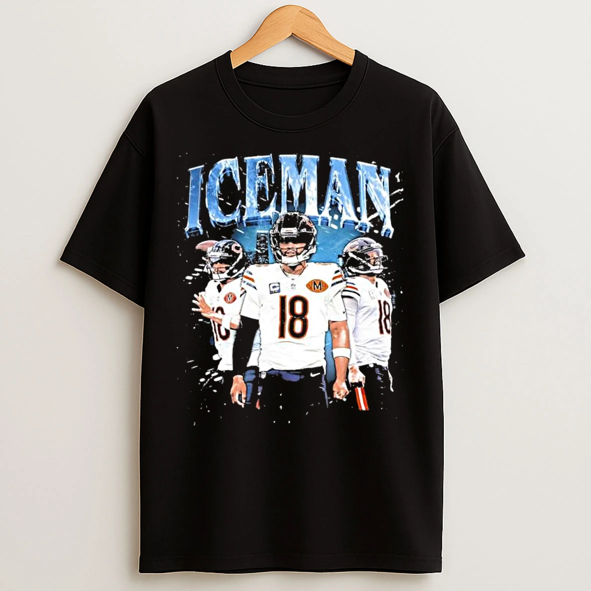 Classic Iceman Caleb Williams Chicago Bears T Shirts