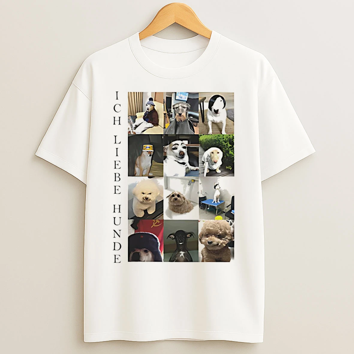 Classic Ich Liebe Hunde Funny T Shirts