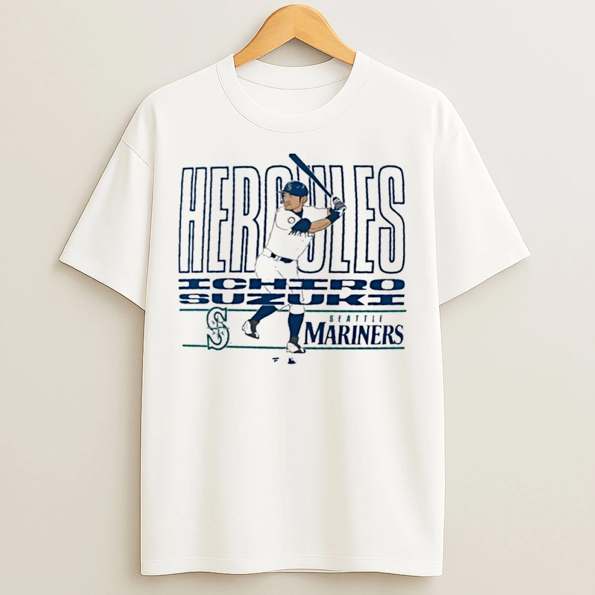 Classic Ichiro Suzuki Seattle Mariners Cooperstown Collection Player T Shirts