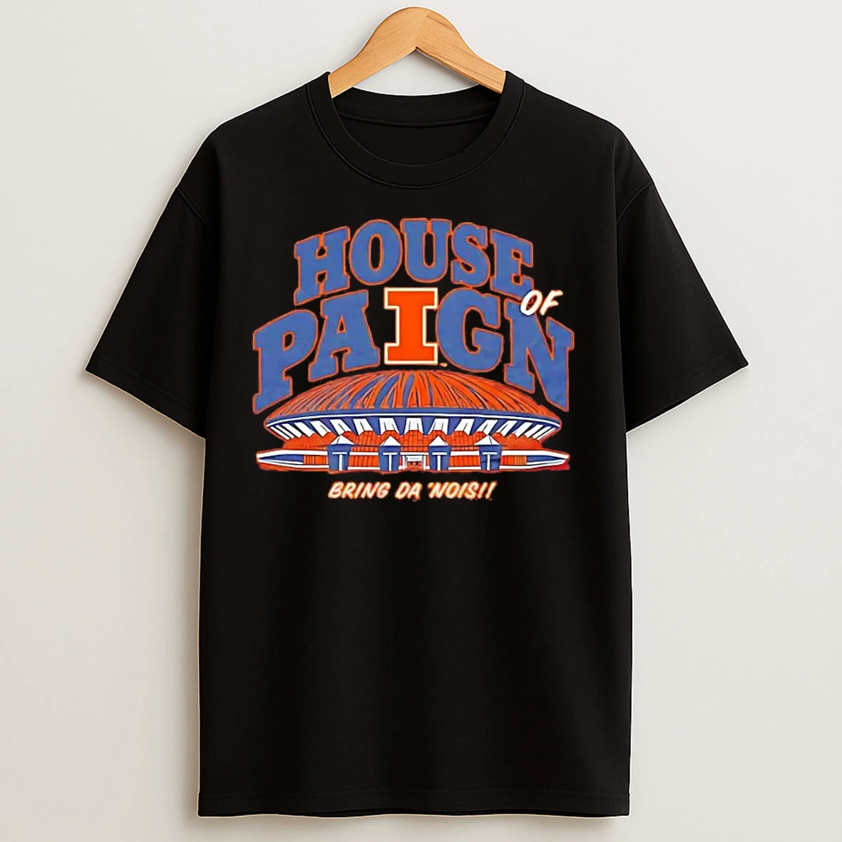Classic Illinois Fighting Illini House Of Paign Bring Da Nois T Shirts