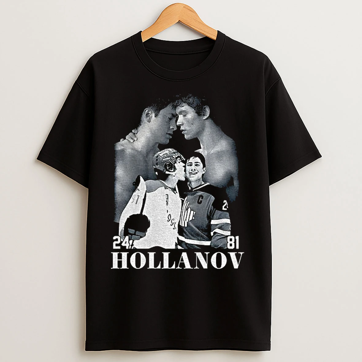 Classic Ilya Rozanov Licks Shane Hollander Face Hollanov 24 81 Vintage T Shirts