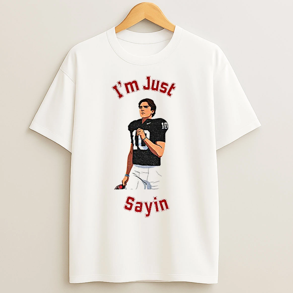 Classic Im Just Sayin Denzel Burke Ohio State Buckeyes Football 2025 T Shirts