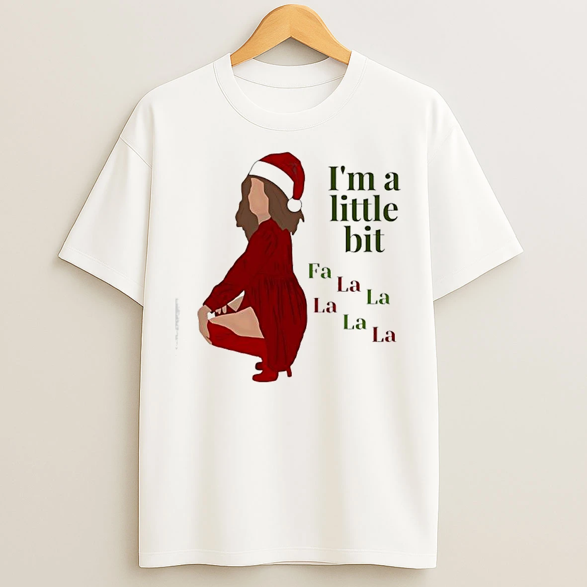 Classic Im A Little Bit Christmas Fa La La La La La T Shirts