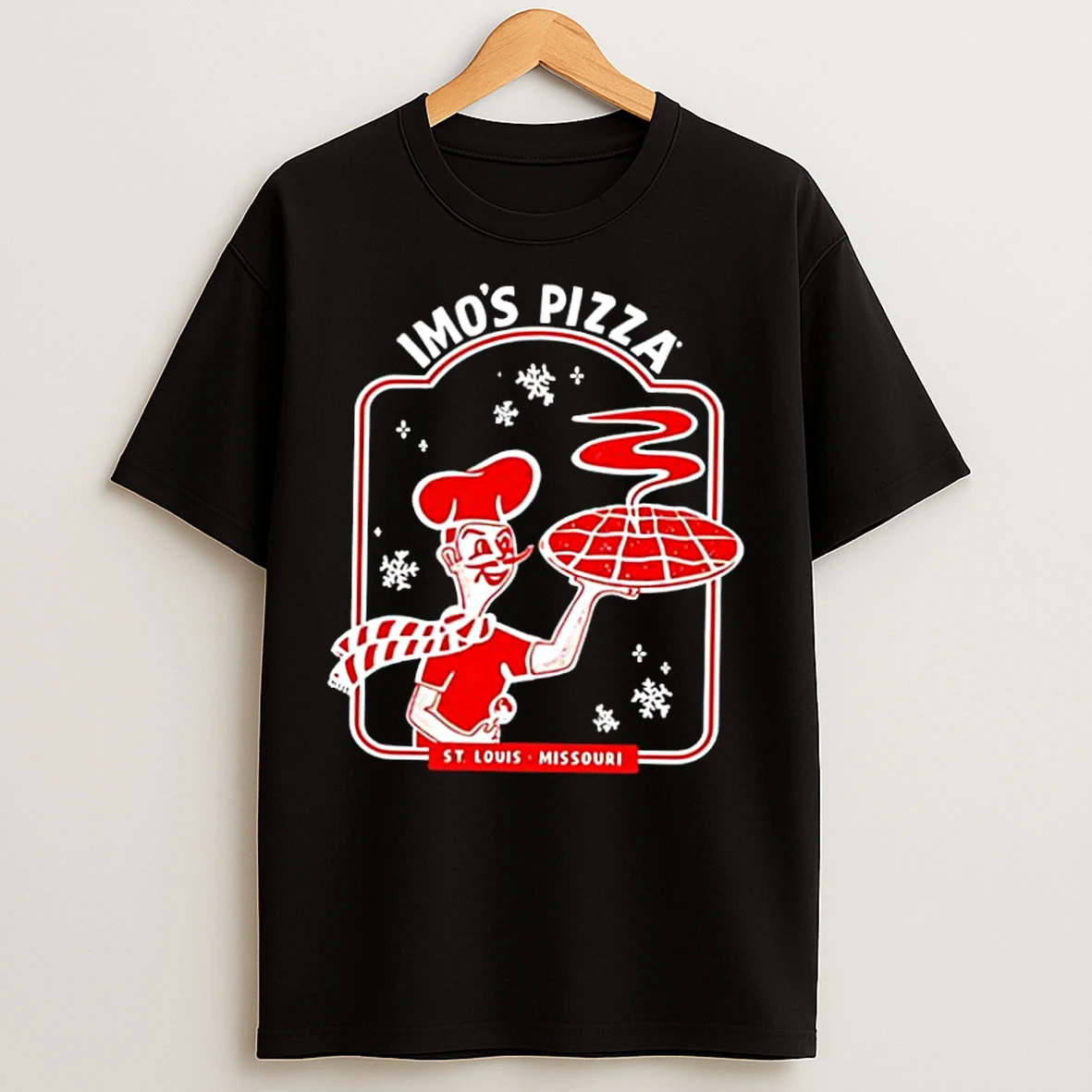 Classic Imos Pizza Holiday St Louis Missouri Cartoon T Shirts