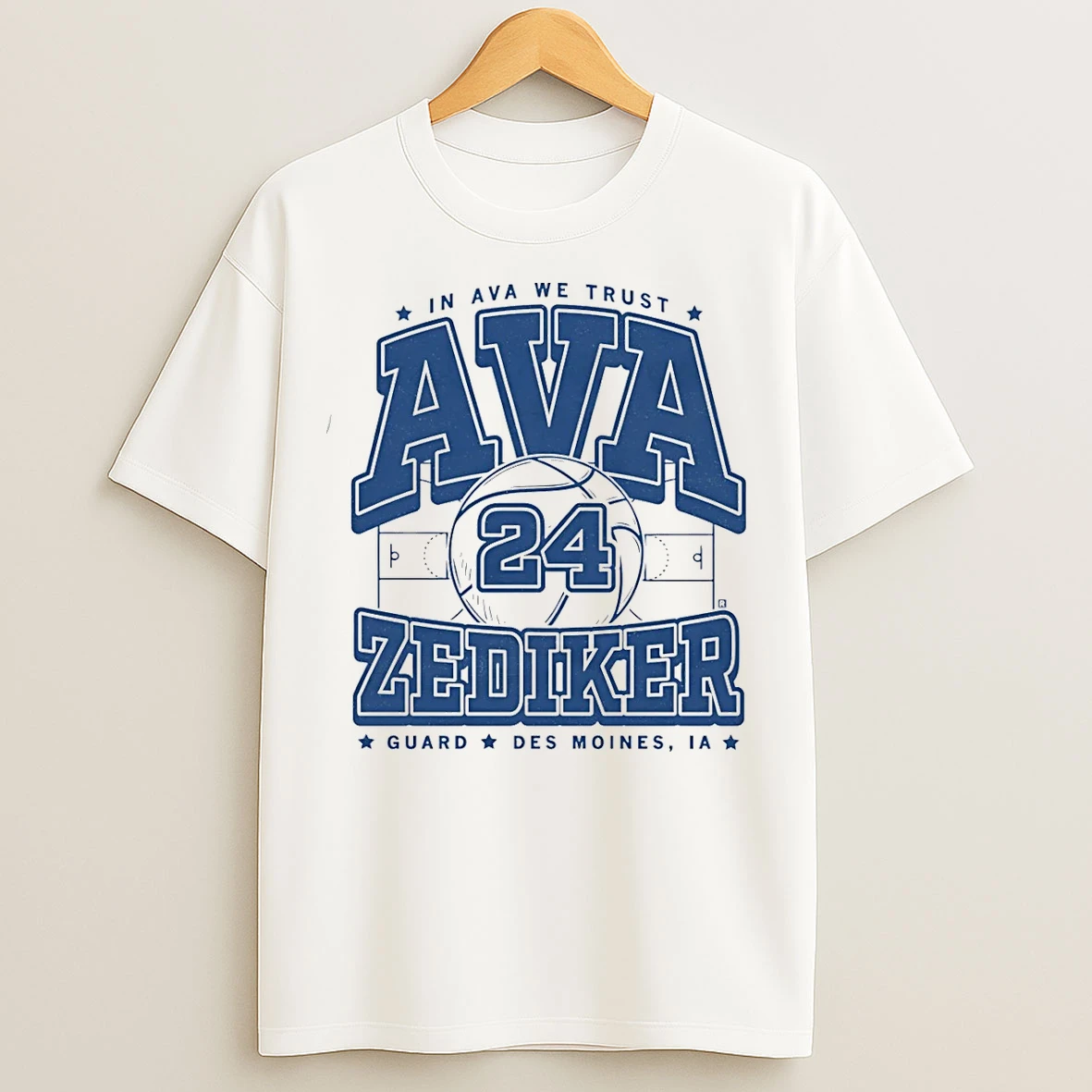 Classic In Ava Zediker We Trust Creighton Bluejays T Shirts