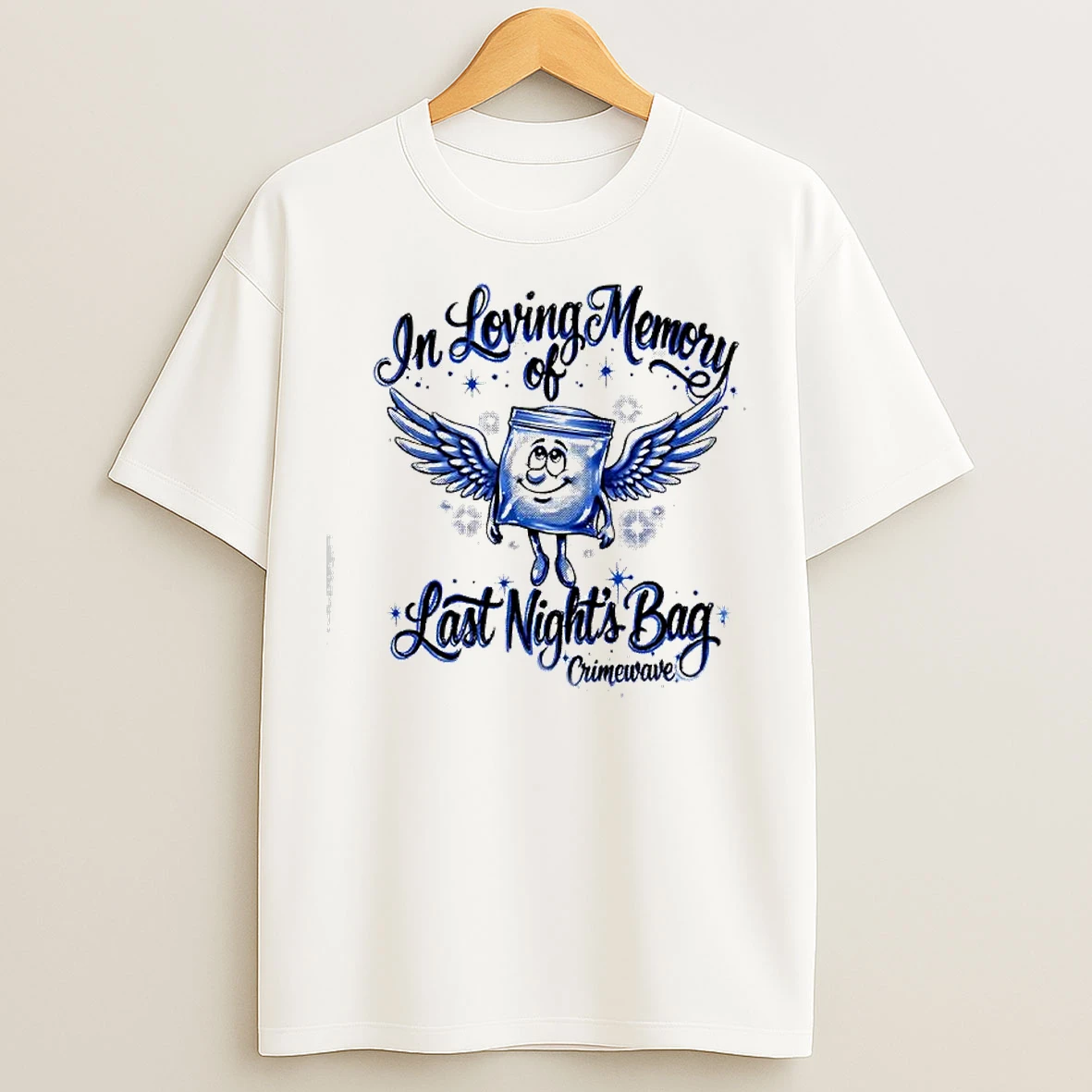 Classic In Loving Memory Of Last Nights Bag Crimewave T Shirts