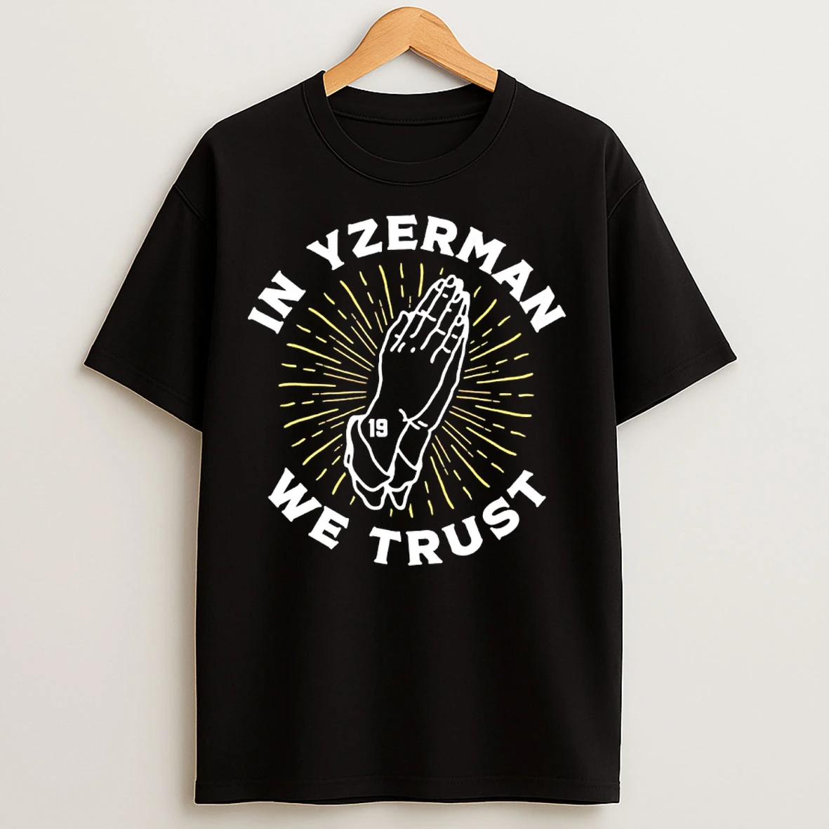 Classic In Yzerman We Trust Detroit Hockey T Shirts