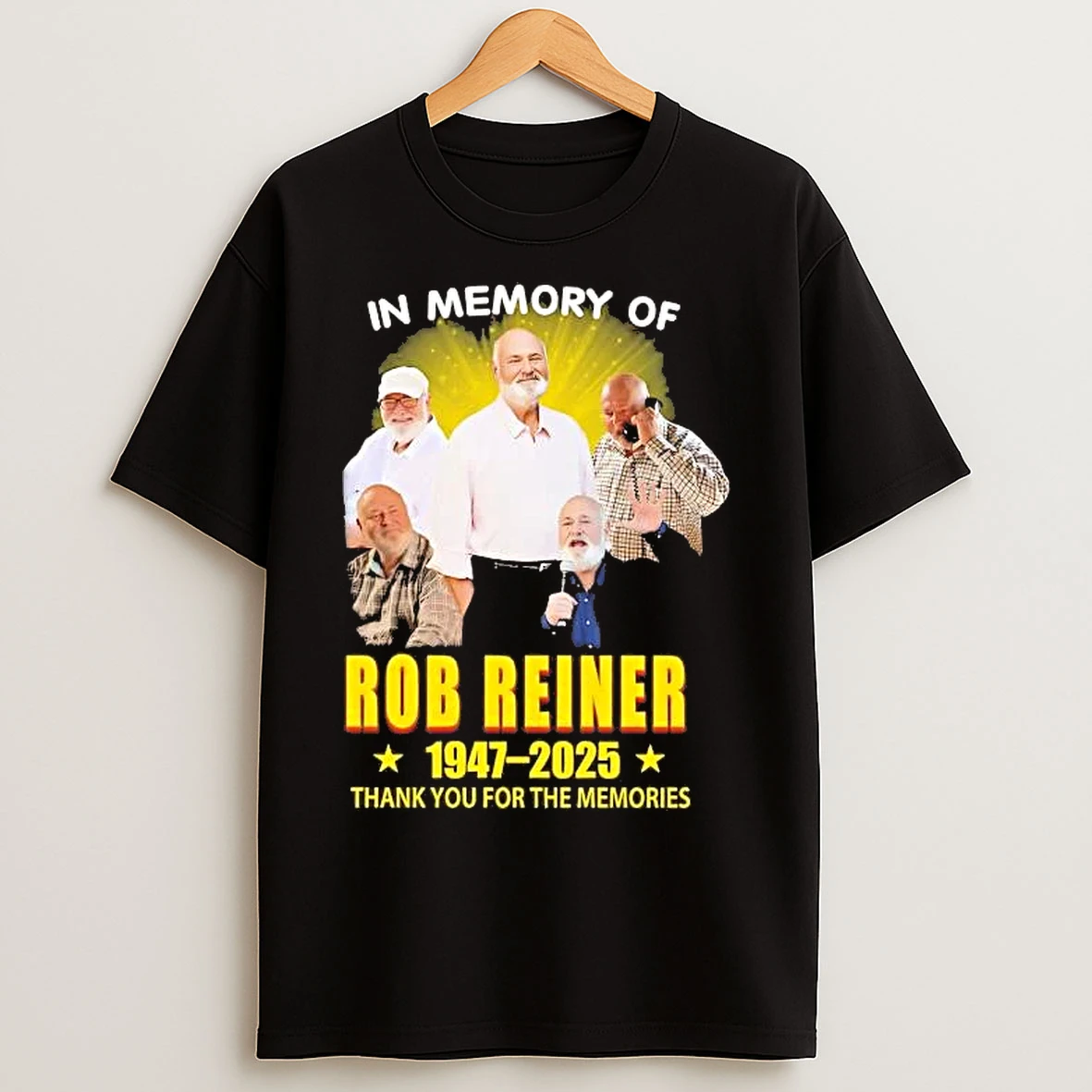 Classic In Memory Of Rob Reiner Thank You For The Memories 1947 2025 T Shirts