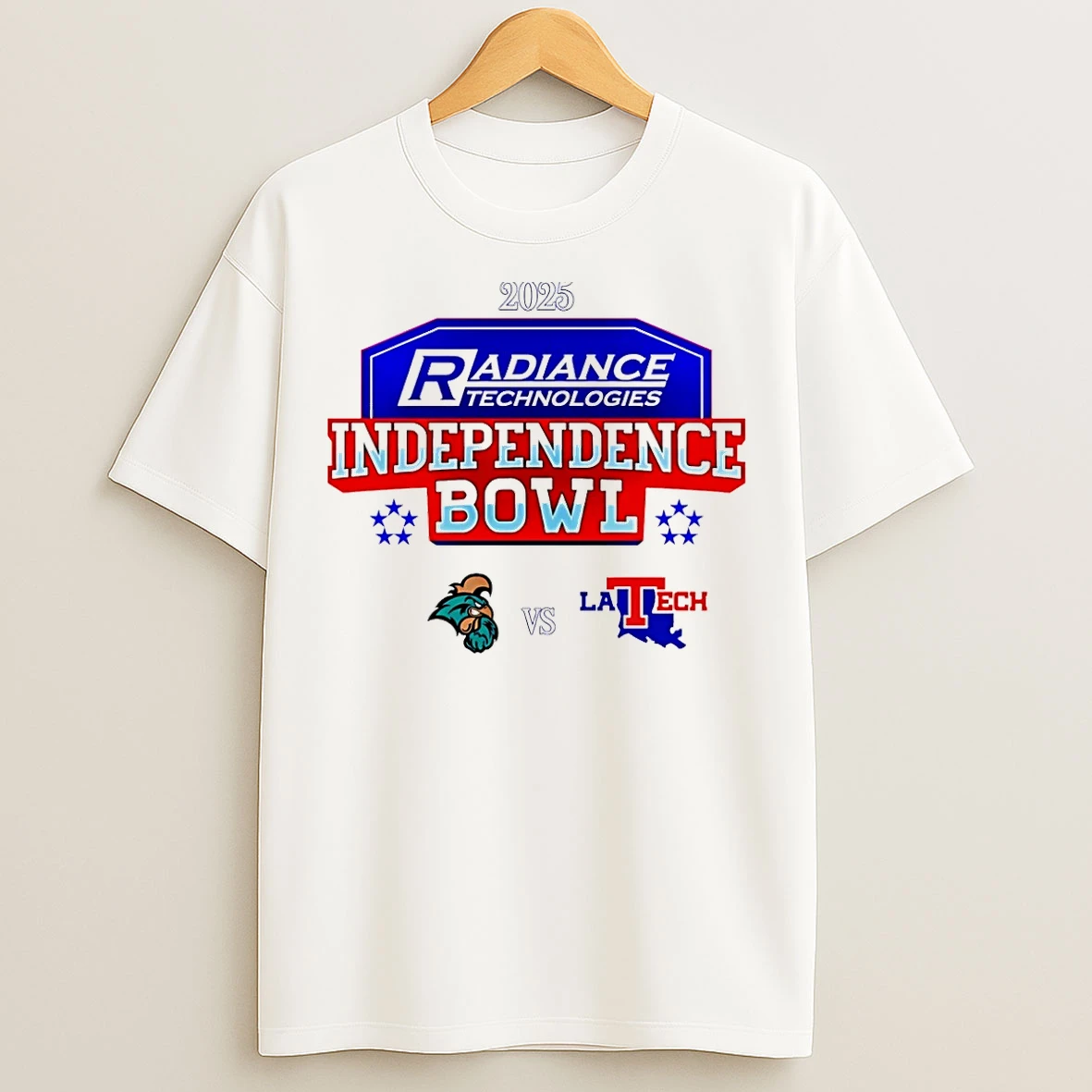 Classic Independence Bowl 2025 Coastal Carolina Vs Louisiana Tech T Shirts