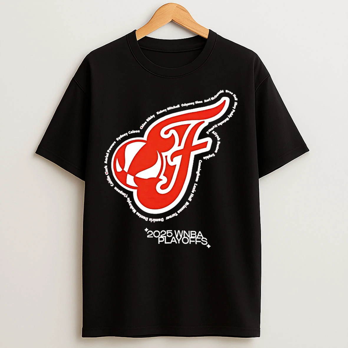 Classic Indiana Fever 2025 Wnba Playoffs Name Players T Shirts