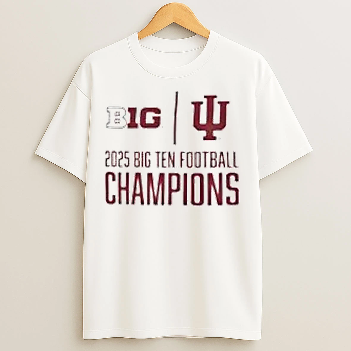 Classic Indiana Football 2025 Big Ten Champions Score T Shirts