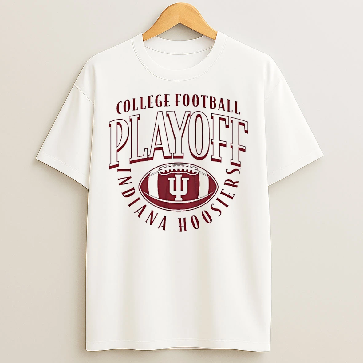 Classic Indiana Football 2025 Cfp Curve T Shirts