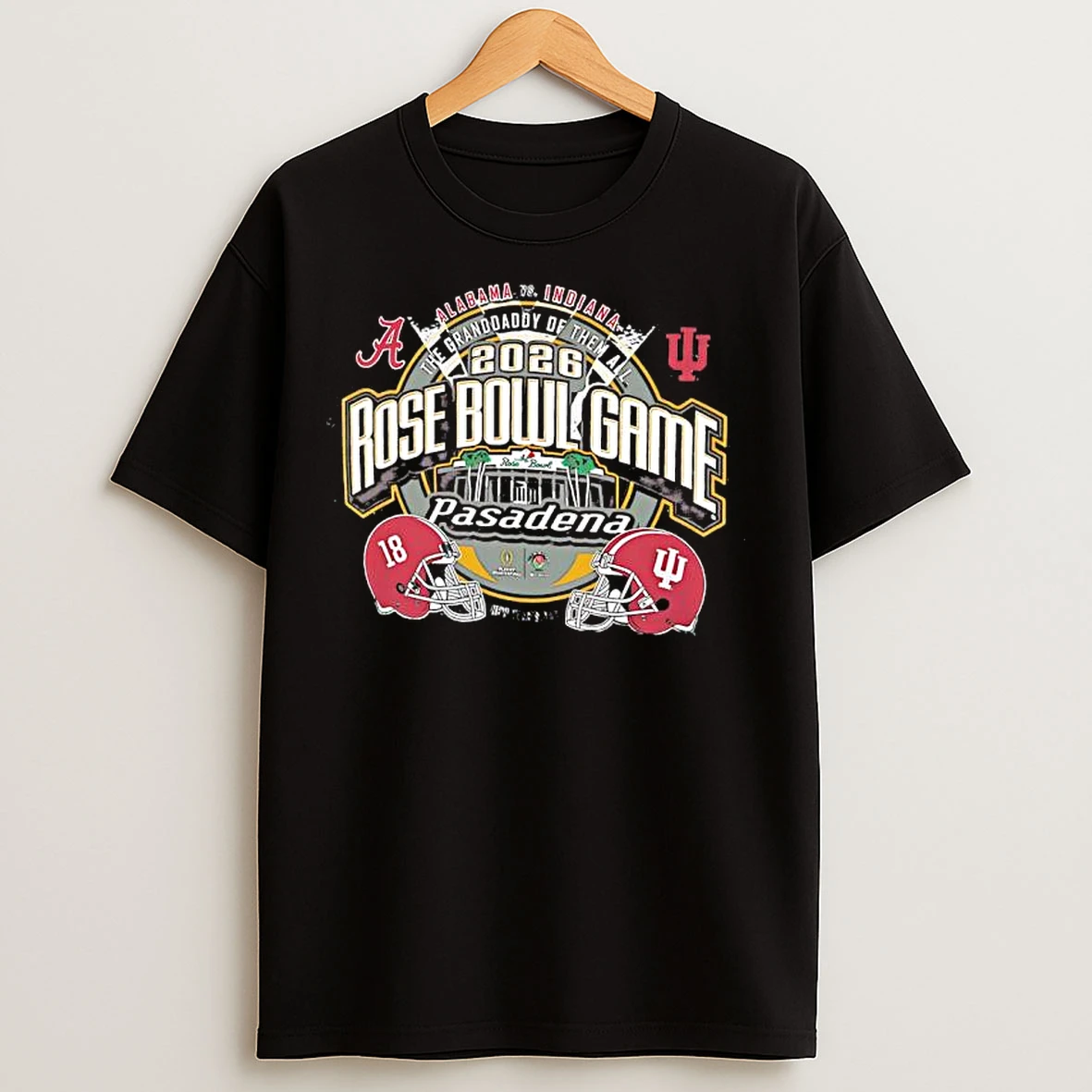 Classic Indiana Football 2026 Rose Bowl Head To Head Pasadena T Shirts