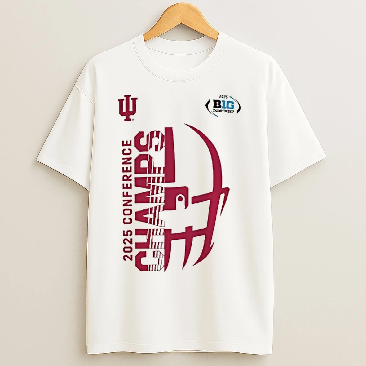 Classic Indiana Football Big 10 Conference Champions 2025 T Shirts
