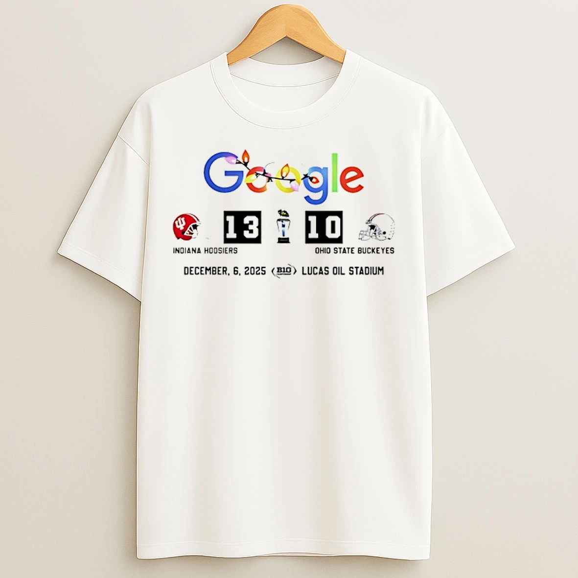 Classic Indiana Hoosiers 13 10 Ohio State Buckeyes Score Google 2025 T Shirts