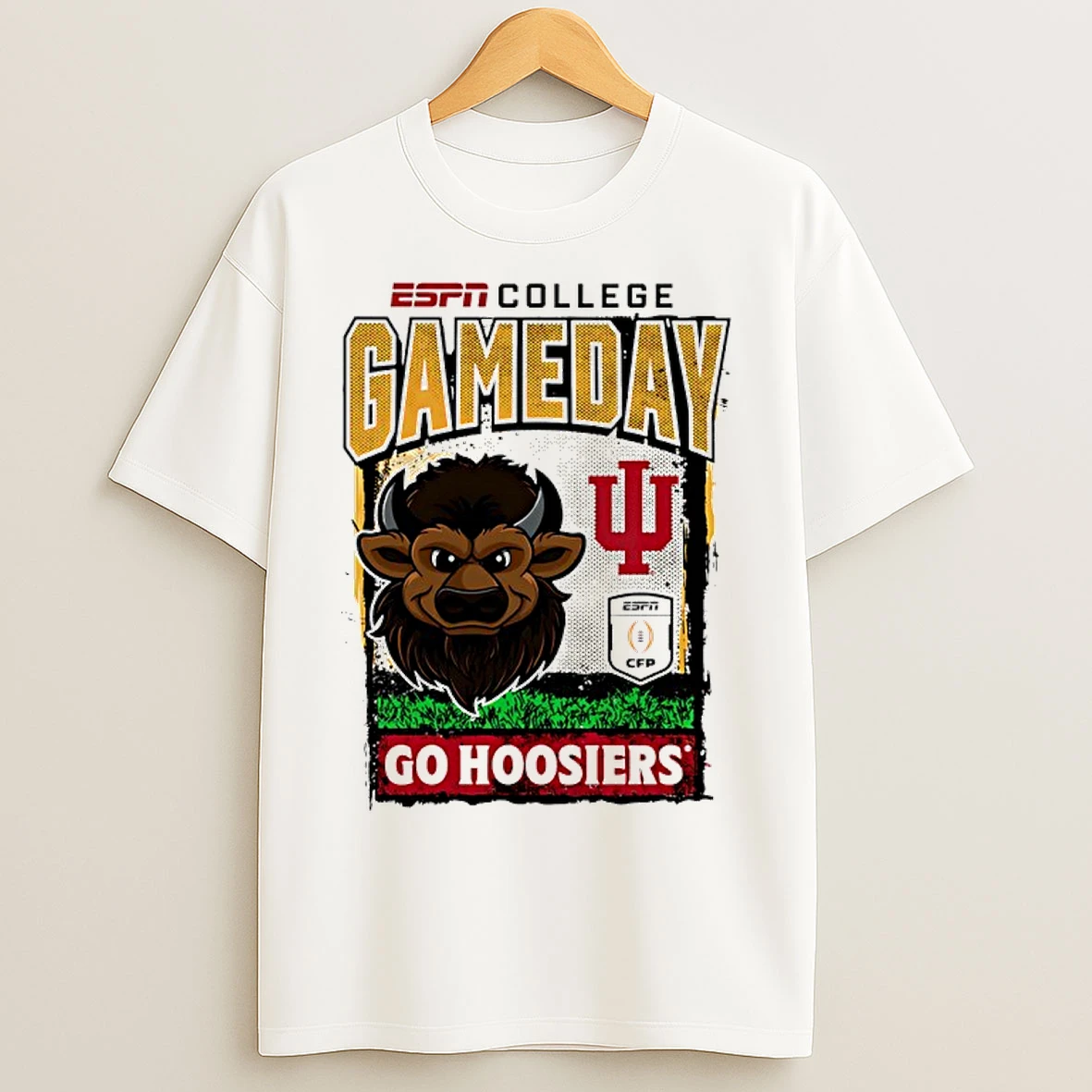 Classic Indiana Hoosiers 2025 26 College Football Playoff Gameday Go Hoosiers Mascot T Shirts