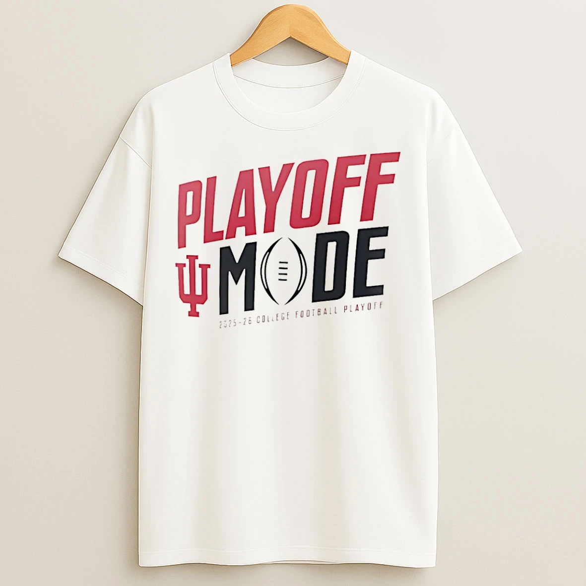 Classic Indiana Hoosiers 2025 26 College Football Playoff Mode Pass Protection T Shirts