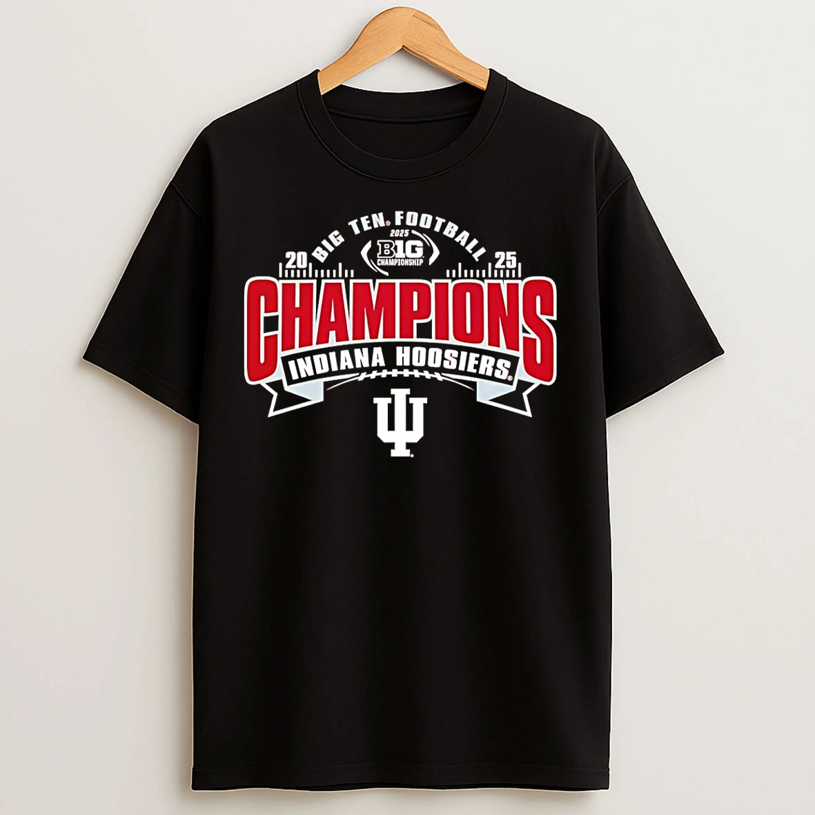 Classic Indiana Hoosiers 2025 Big Ten Conference Champions Locker Room T Shirts
