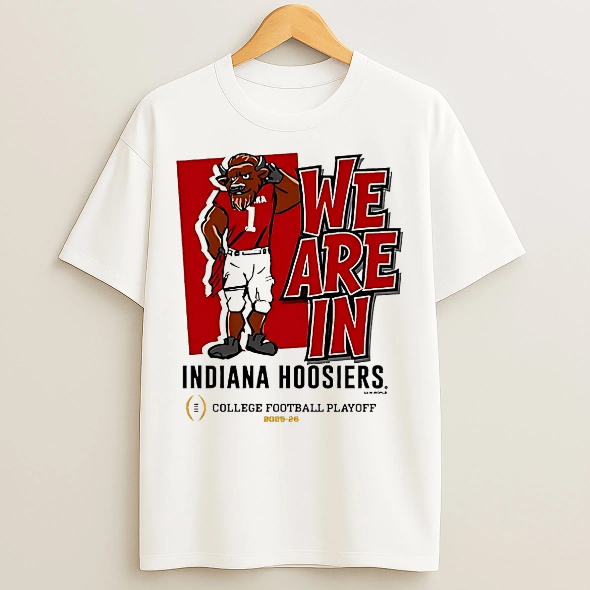 Classic Indiana Hoosiers 2025 Cfp Bound We Are In Mascot T Shirts