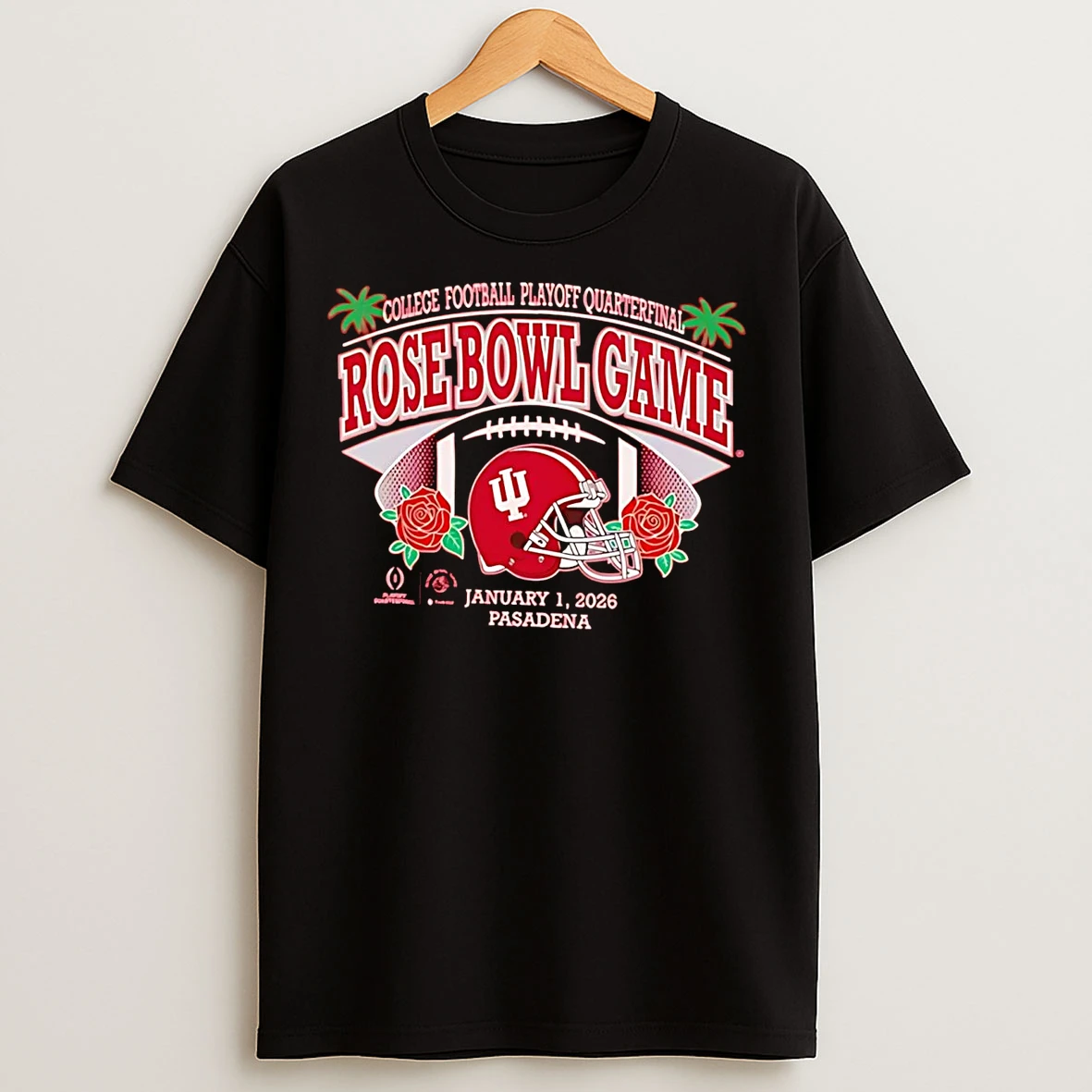 Classic Indiana Hoosiers 2025 Cfp Quarterfinal Rose Bowl Game T Shirts