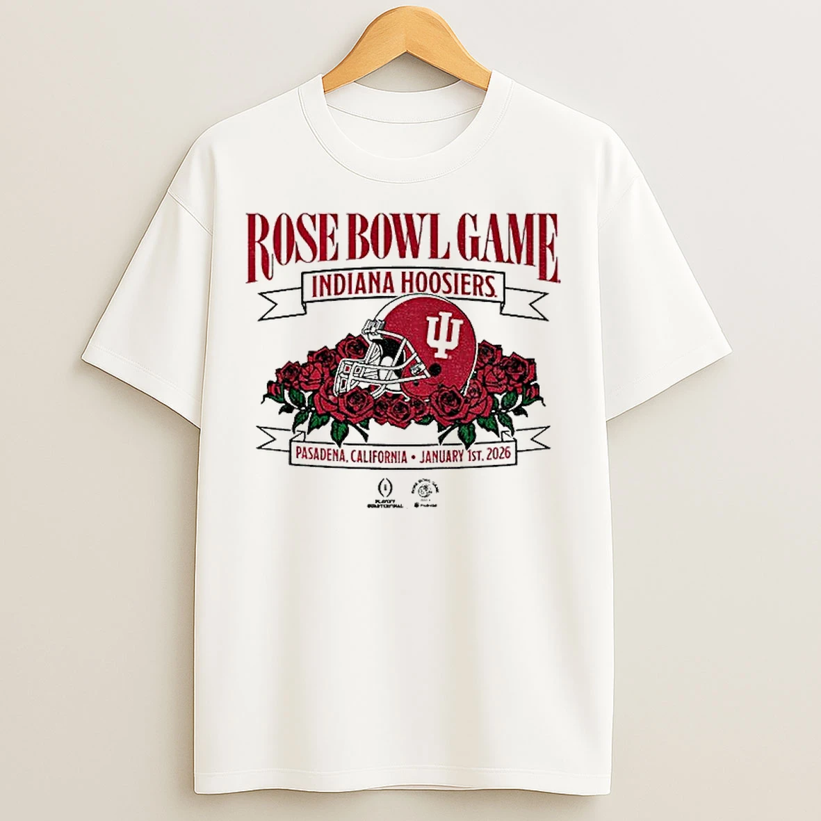 Classic Indiana Hoosiers 2025 Rose Bowl Game Football Pasadena California January 1st 2026 T Shirts
