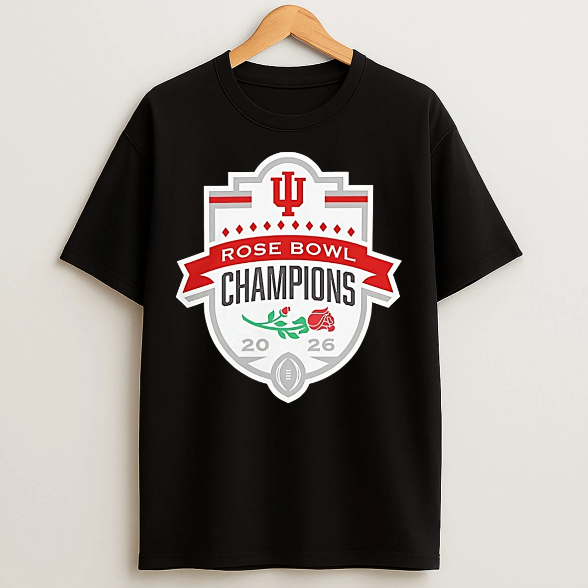 Classic Indiana Hoosiers 2026 Rose Bowl Champions Graphic T Shirts