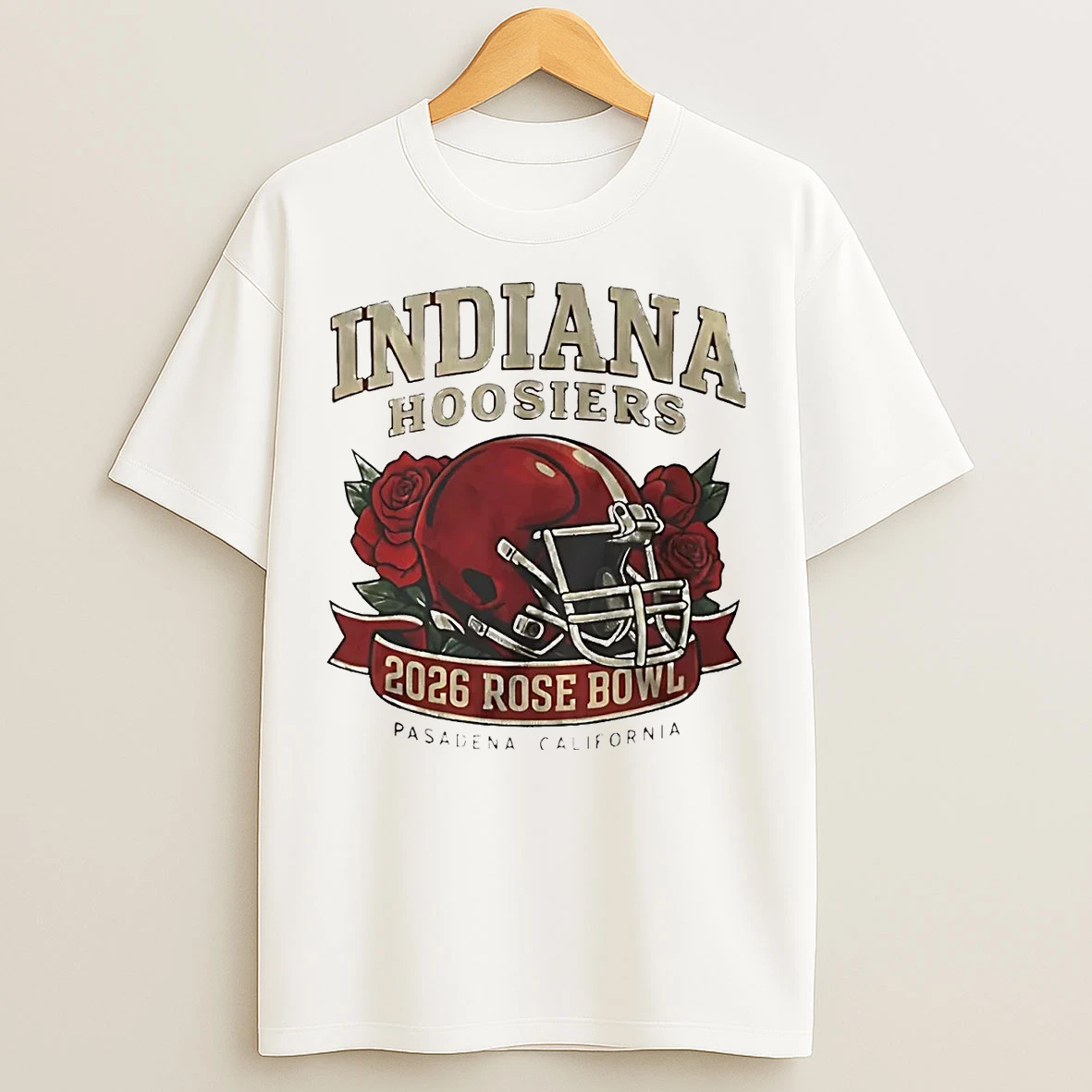 Classic Indiana Hoosiers 2026 Rose Bowl Helmet T Shirts