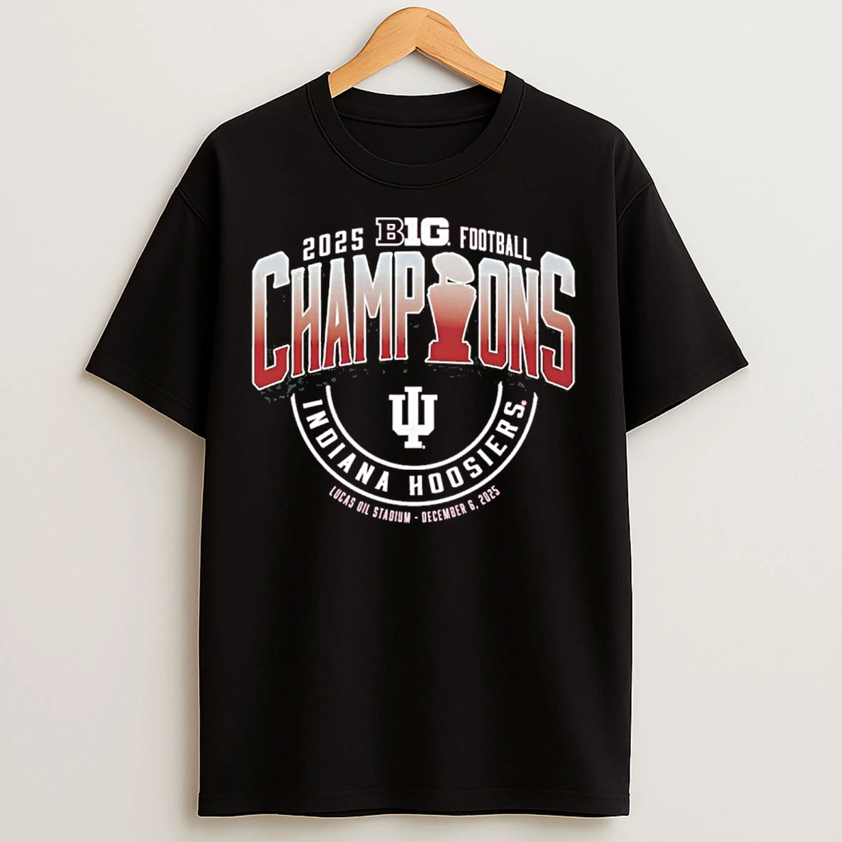 Classic Indiana Hoosiers Big 10 Conference Champions Locker Room 2025 T Shirts