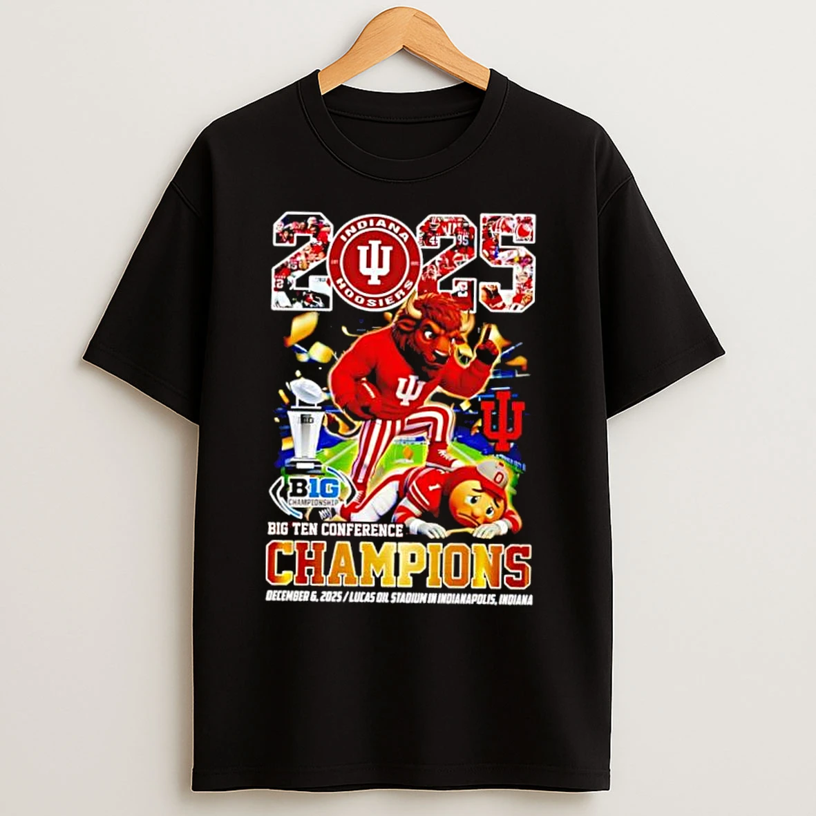 Classic Indiana Hoosiers Big Ten Conference Champions T Shirts