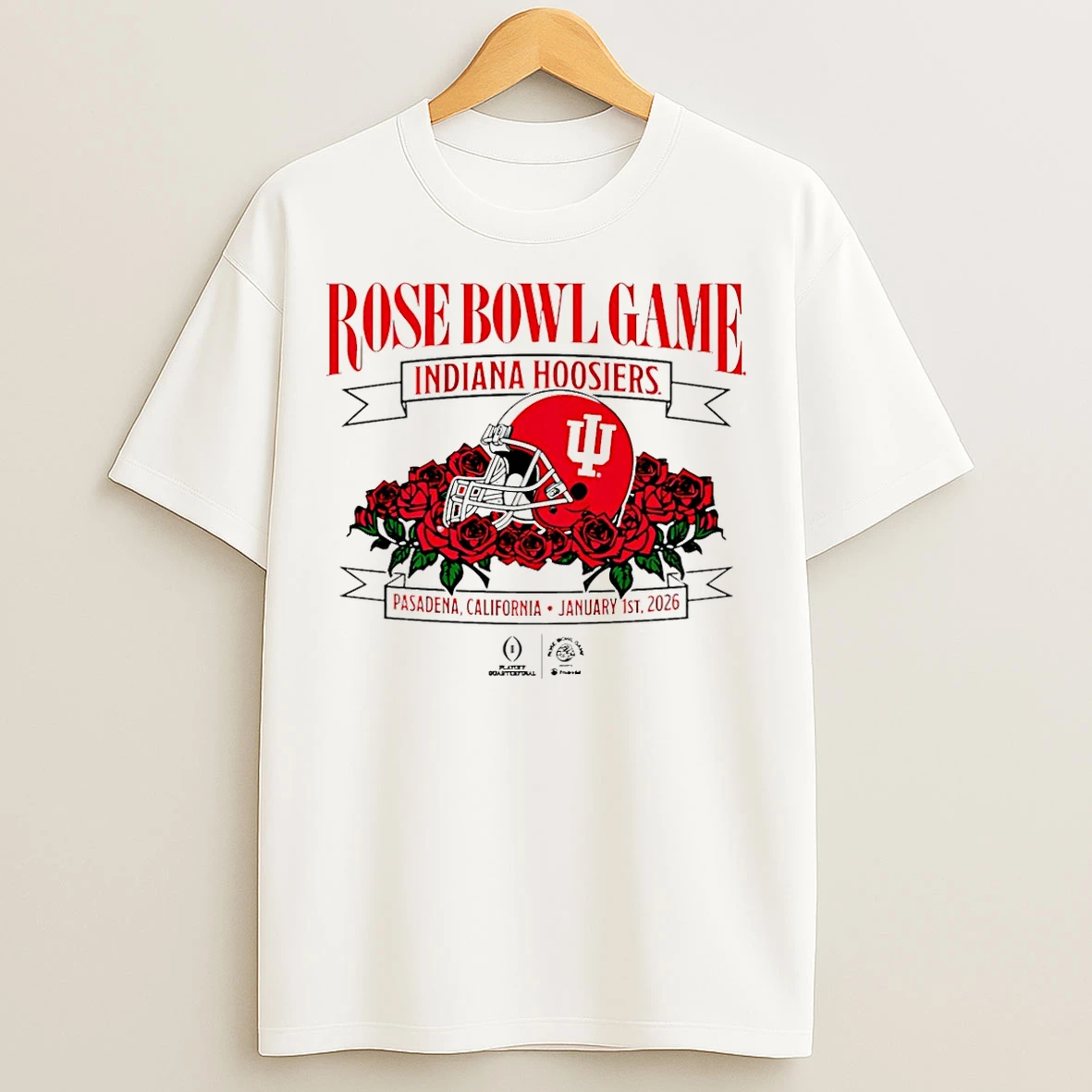 Classic Indiana Hoosiers Cfp 2025 Rose Bowl Game Helmet T Shirts