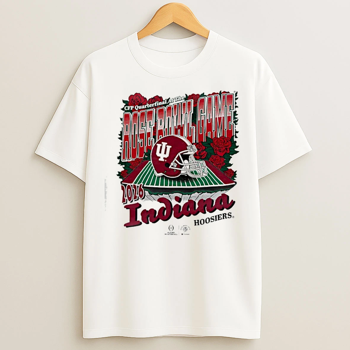 Classic Indiana Hoosiers Cfp Quarterfinal At The Rose Bowl Bound Game 2026 T Shirts