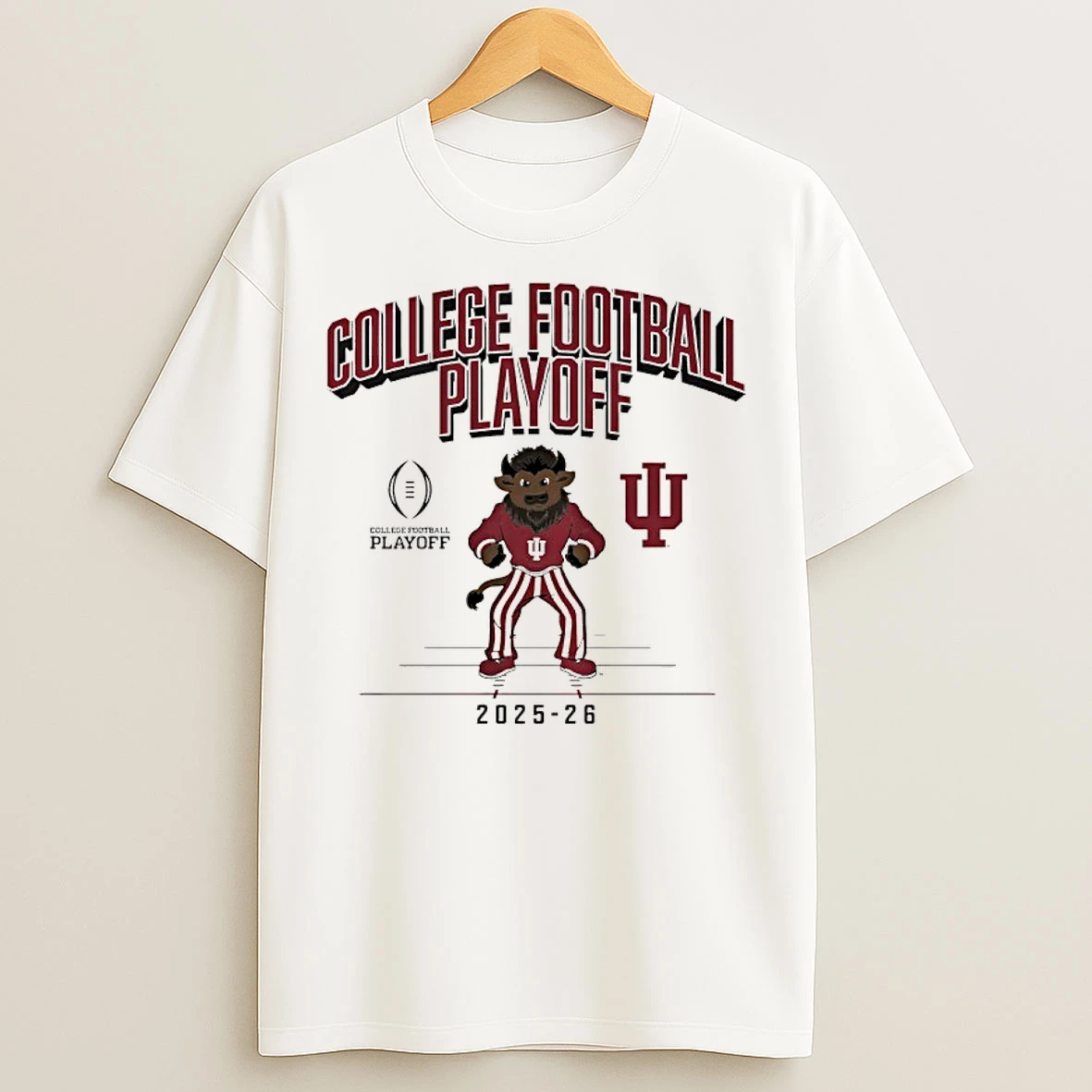 Classic Indiana Hoosiers Football 2025 26 Cfp Mascot T Shirts