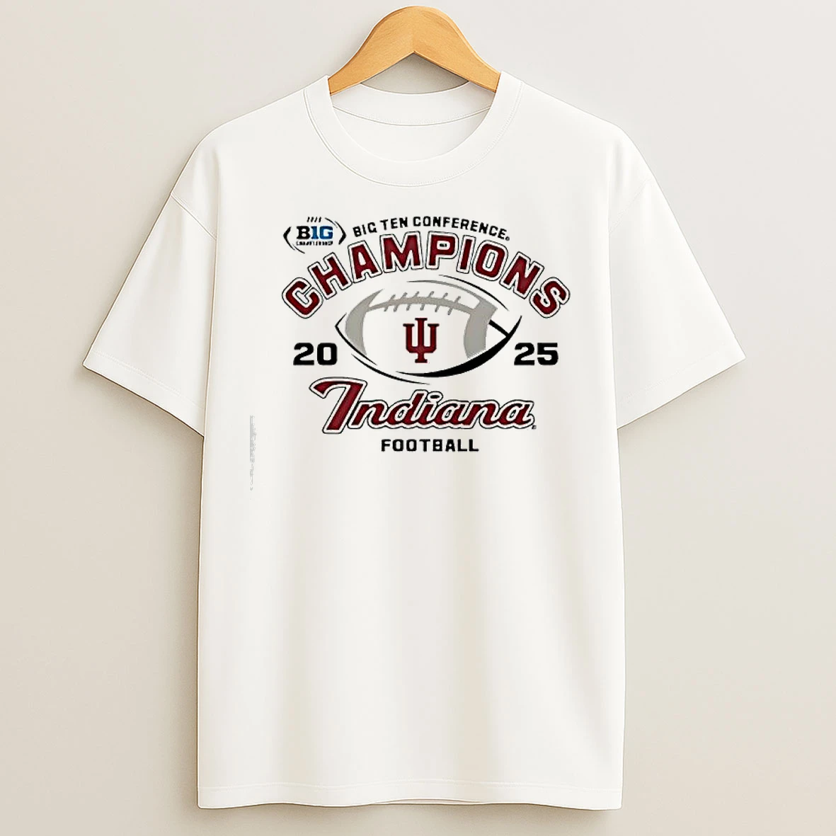 Classic Indiana Hoosiers Football 2025 Big Ten Champions T Shirts
