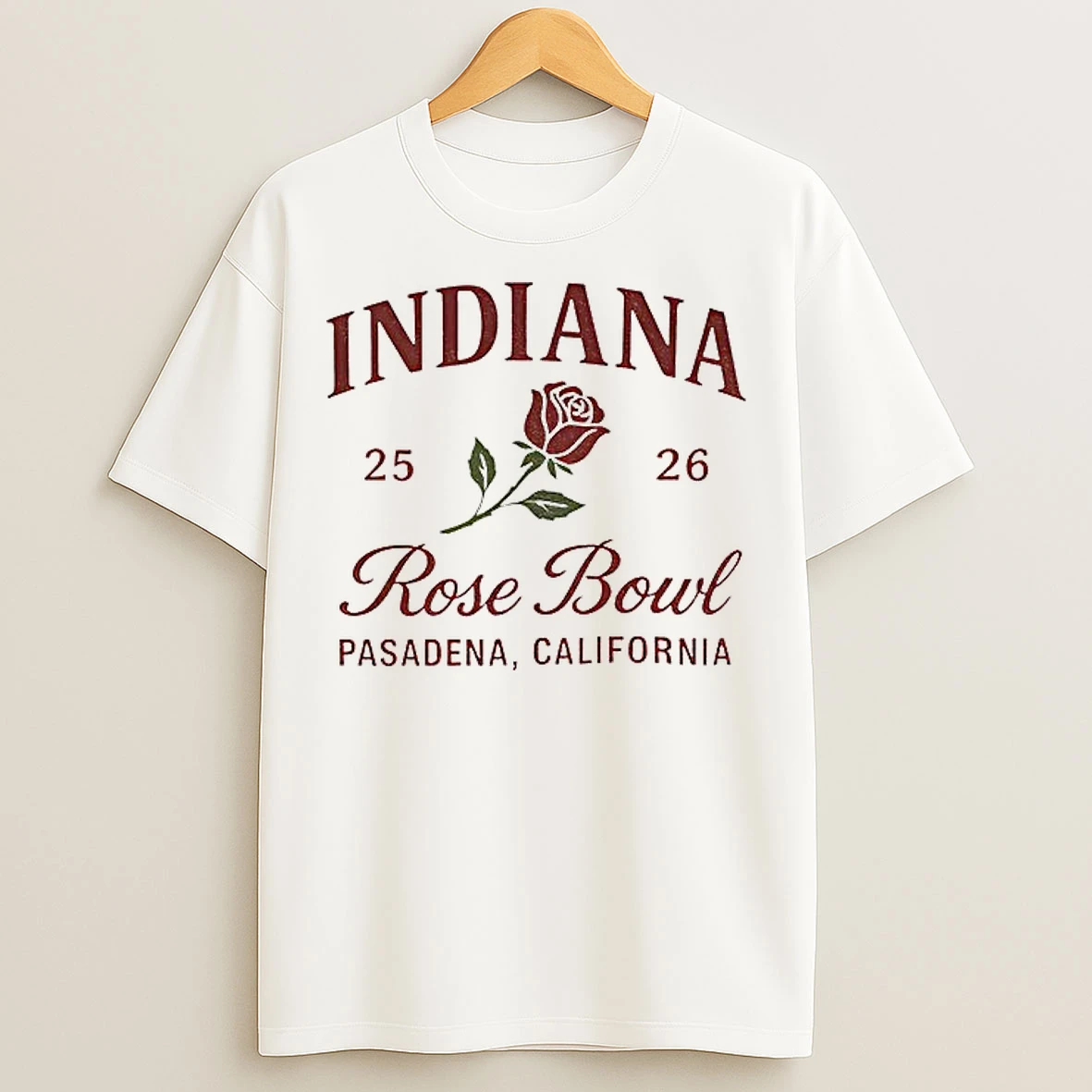 Classic Indiana Hoosiers Football Champions Indiana Rose Bowl Pasadena California 2026 T Shirts