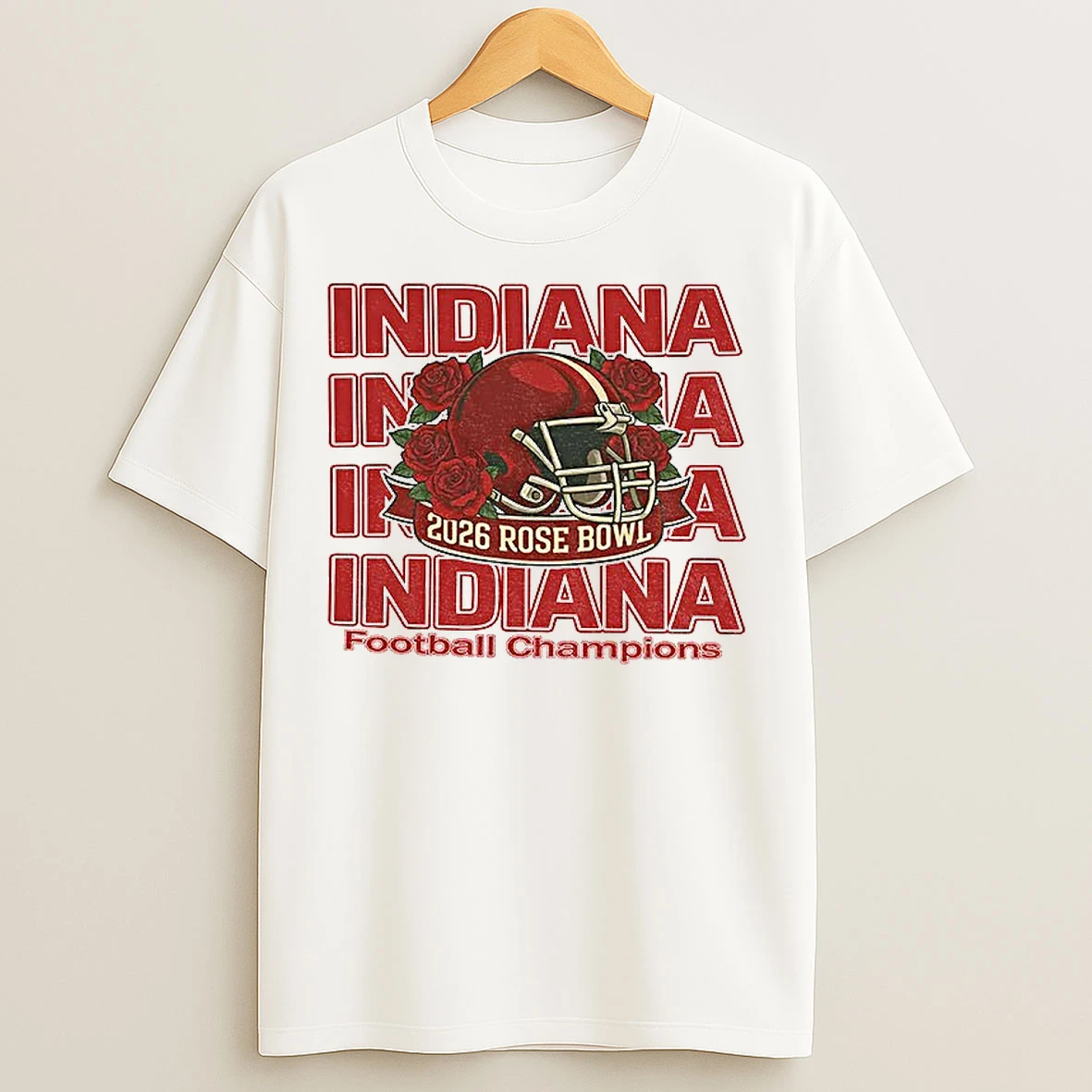 Classic Indiana Hoosiers Football Champions Rose Bowl Cfp Quarterfinal 2026 T Shirts
