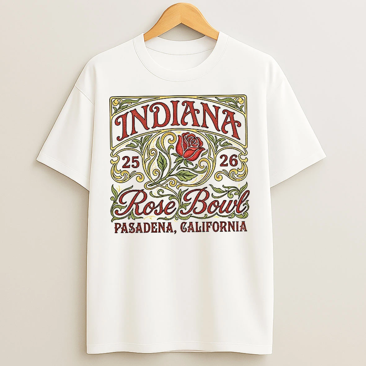 Classic Indiana Hoosiers Football Rose Bowl 2025 2026 Pasadena California T Shirts