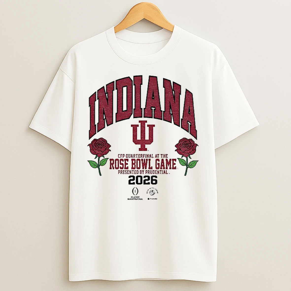 Classic Indiana Hoosiers Football Rose Bowl Game Cfp Quarterfinal 2026 Presented By Prudential T Shirts