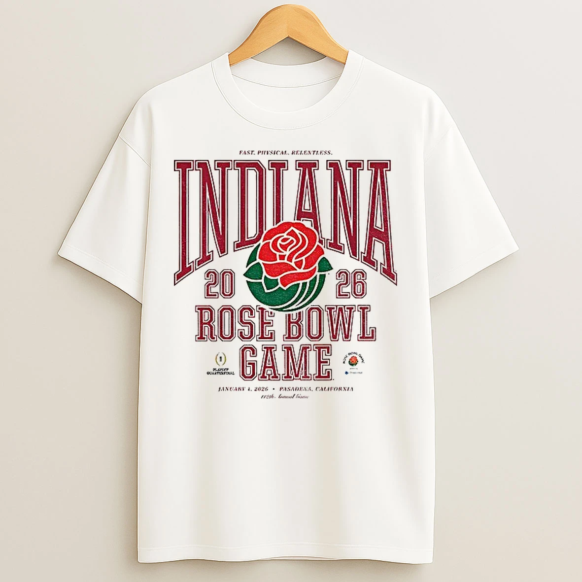 Classic Indiana Hoosiers Football Rose Bowl Game Playoff Quarterfinal January 1 2026 T Shirts