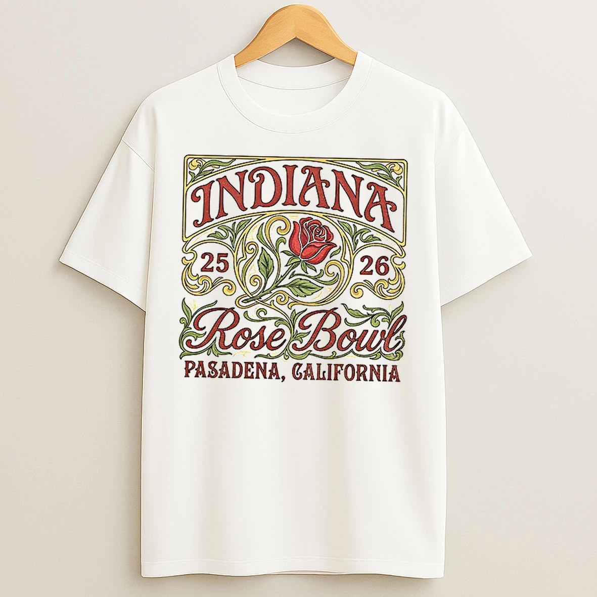 Classic Indiana Hoosiers Football Rose Bowl Pasadena California 2025 2026 T Shirts
