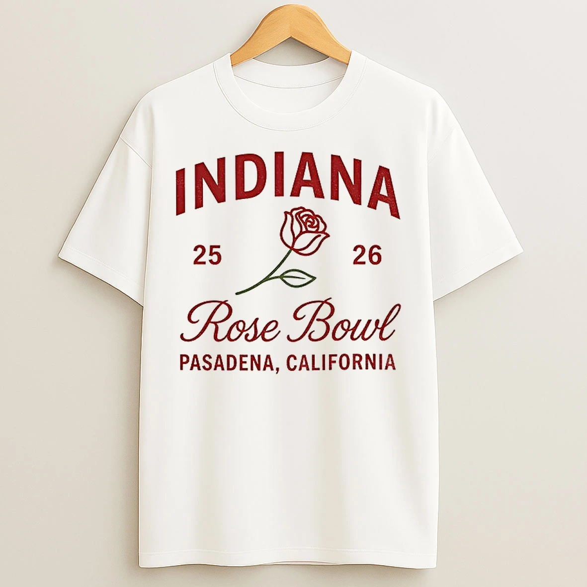 Classic Indiana Hoosiers Football Rose Bowl Pasadena California 25 26 Vintage T Shirts