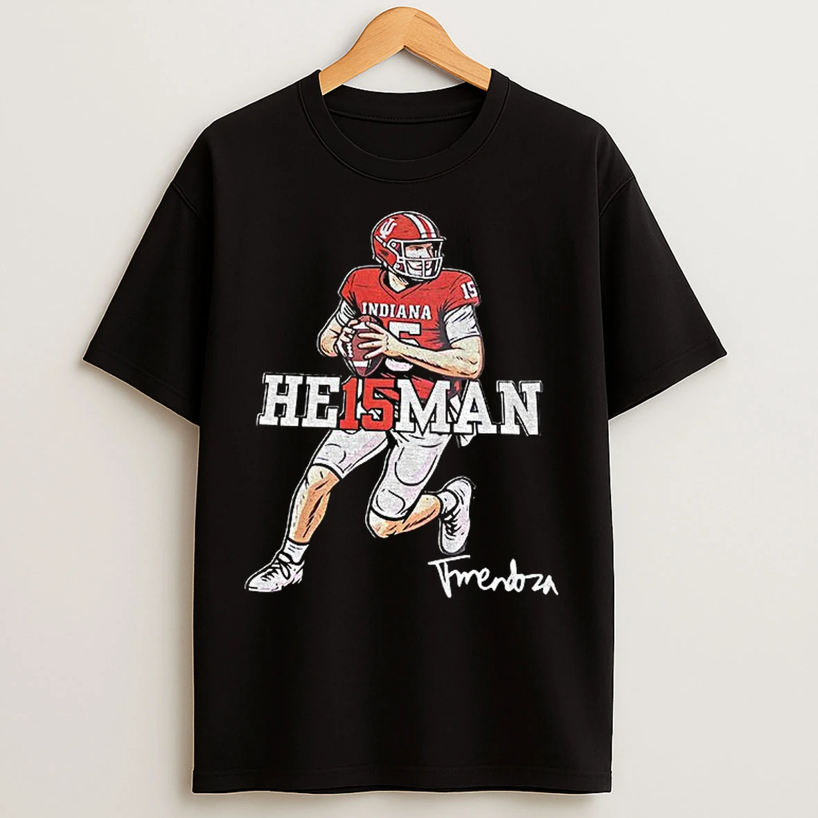 Classic Indiana Hoosiers He15man Signature T Shirts