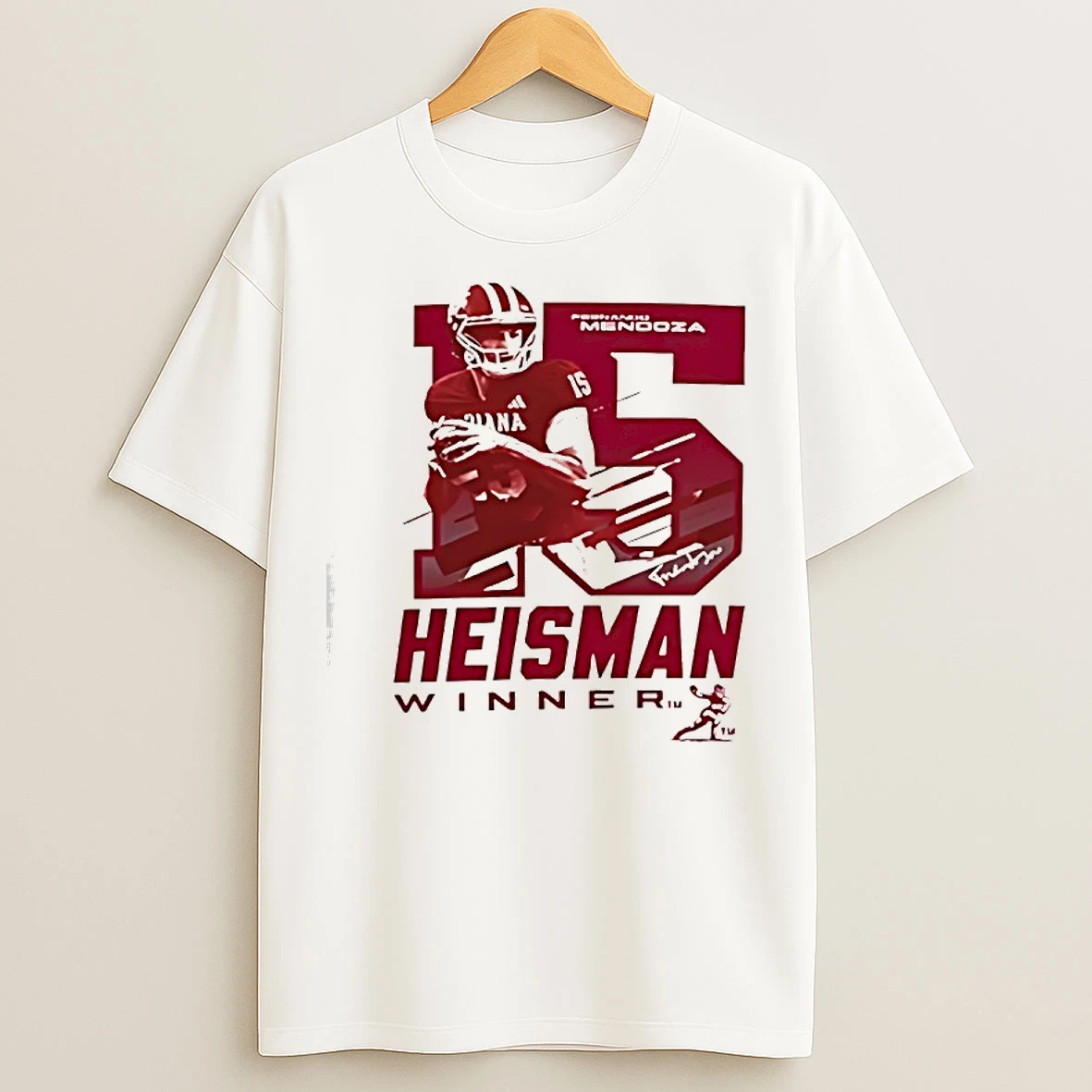 Classic Indiana Hoosiers Heisman Fernando Mendoza Winner 2025 T Shirts