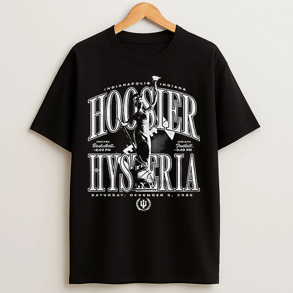 Classic Indiana Hoosiers Hysteria Big Ten Football Championship 2025 Indianapolis Indiana T Shirts
