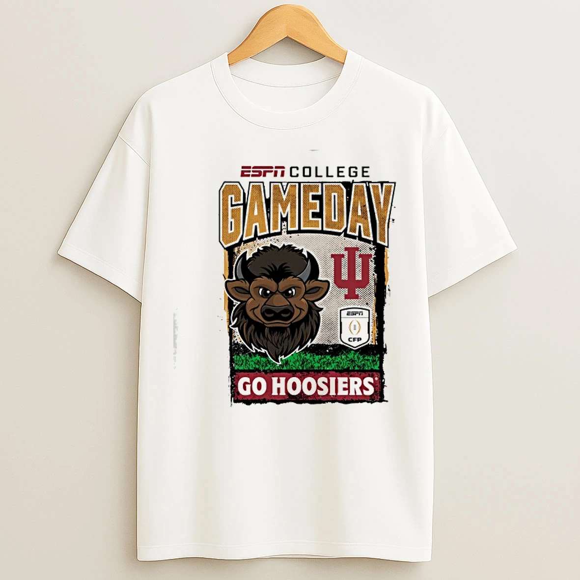 Classic Indiana Hoosiers Mascot Espn College Gameday 2025 2026 College Football Playoff T Shirts