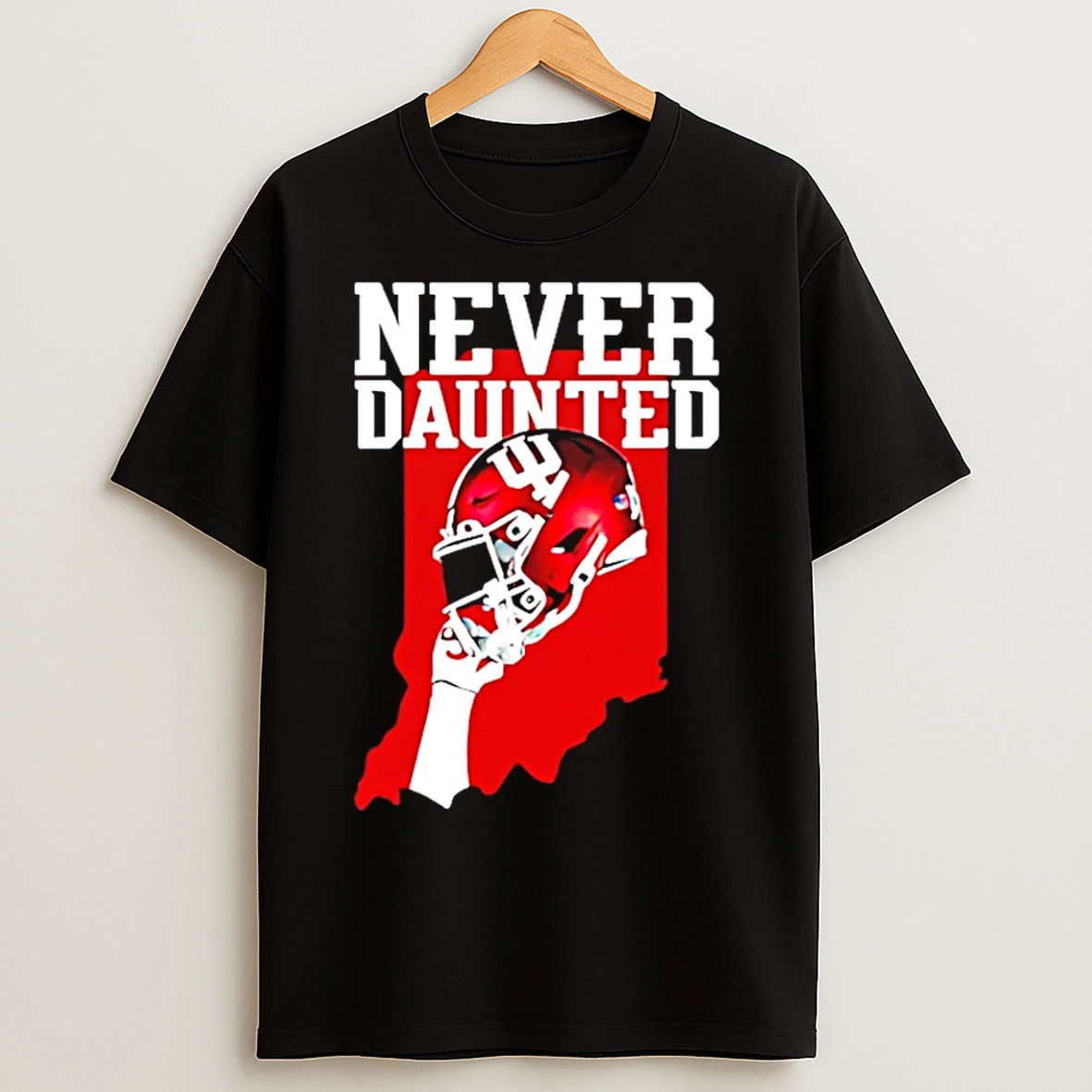 Classic Indiana Hoosiers Never Daunted Football State T Shirts