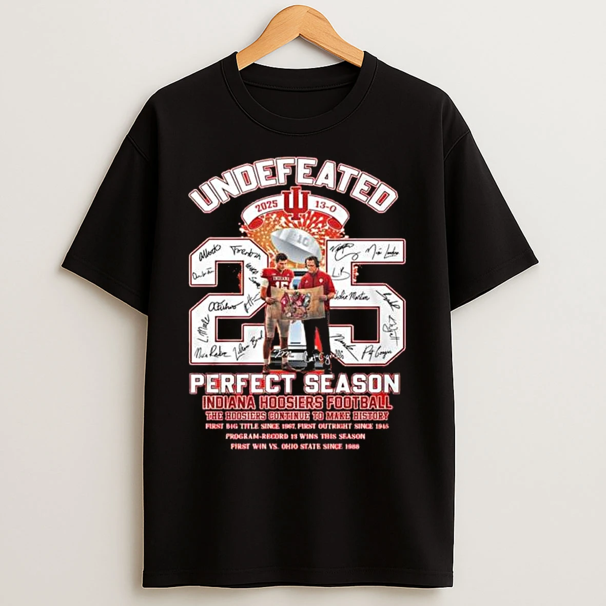 Classic Indiana Hoosiers Undefeated 13 0 Perfect Season The Hoosiers Continues To Make History T Shirts