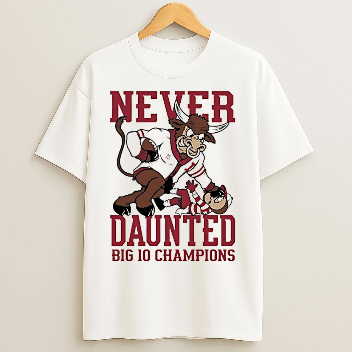 Classic Indiana Hoosiers Beat Ohio State Buckeyes Never Daunted Big 10 Champions Mascot T Shirts