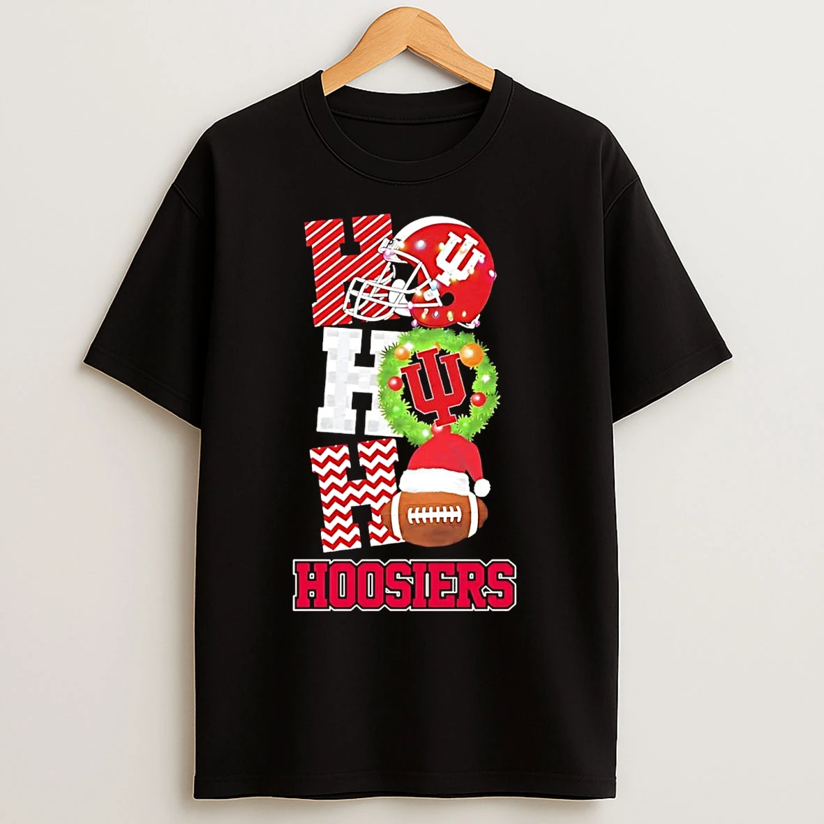 Classic Indiana Hoosiers Ho Ho Ho Christmas T Shirts
